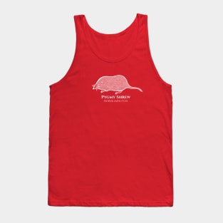 Pygmy Shrew with Common and Scientific Names - animal lovers art Tank Top